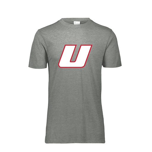 [FTSCUBGY-YS-LOGO1] Decker Youth Tri-Blend T-Shirt - Short Sleeve (Youth S, Gray, Logo 1)