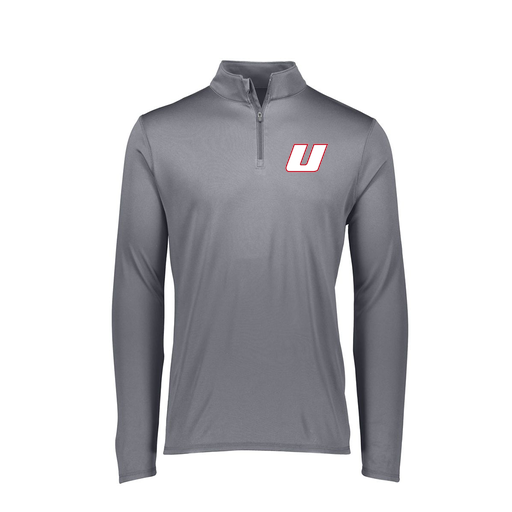 [FTLQFLGY-FAXS-LOGO1] Decker Women's Flex-Lite 1/4 Zip Shirt (Female Adult XS, Gray, Logo 1)