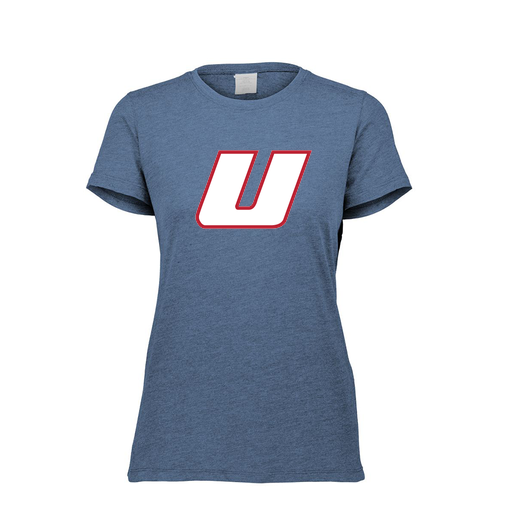 [FTSCUBNV-FAXS-LOGO1] Decker Women's Tri-Blend T-Shirt - Short Sleeve (Female Adult XS, Navy, Logo 1)