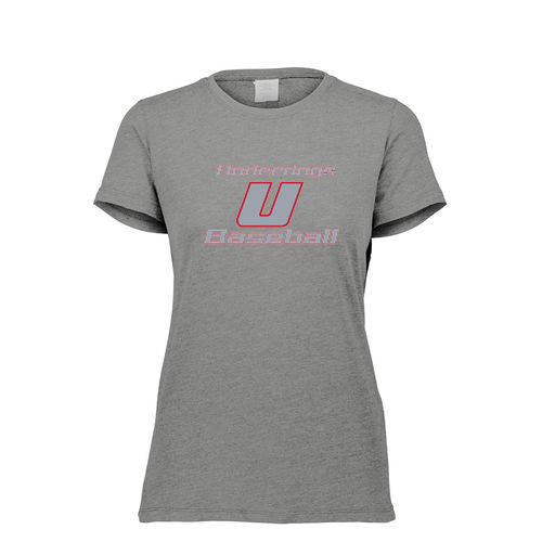 [FTSCUBGY-FAXS-LOGO3] Decker Women's Tri-Blend T-Shirt - Short Sleeve (Female Adult XS, Gray, Logo 3)
