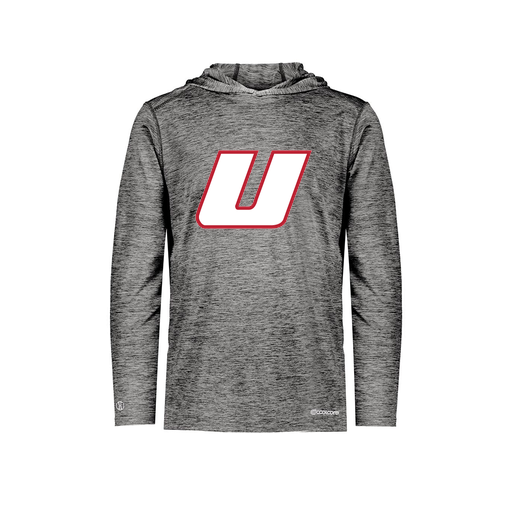 [FOLHCGBK-YS-LOGO1] Decker Youth Charge Hoodie (Youth S, Black, Logo 1)